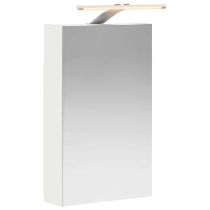 vidaXL Bathroom Mirror Cabinet White 30 x 10.5 x 50 cm Engineered wood