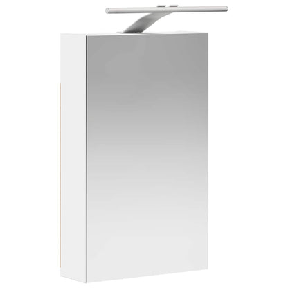 vidaXL Bathroom Mirror Cabinet White 30 x 10.5 x 50 cm Engineered wood