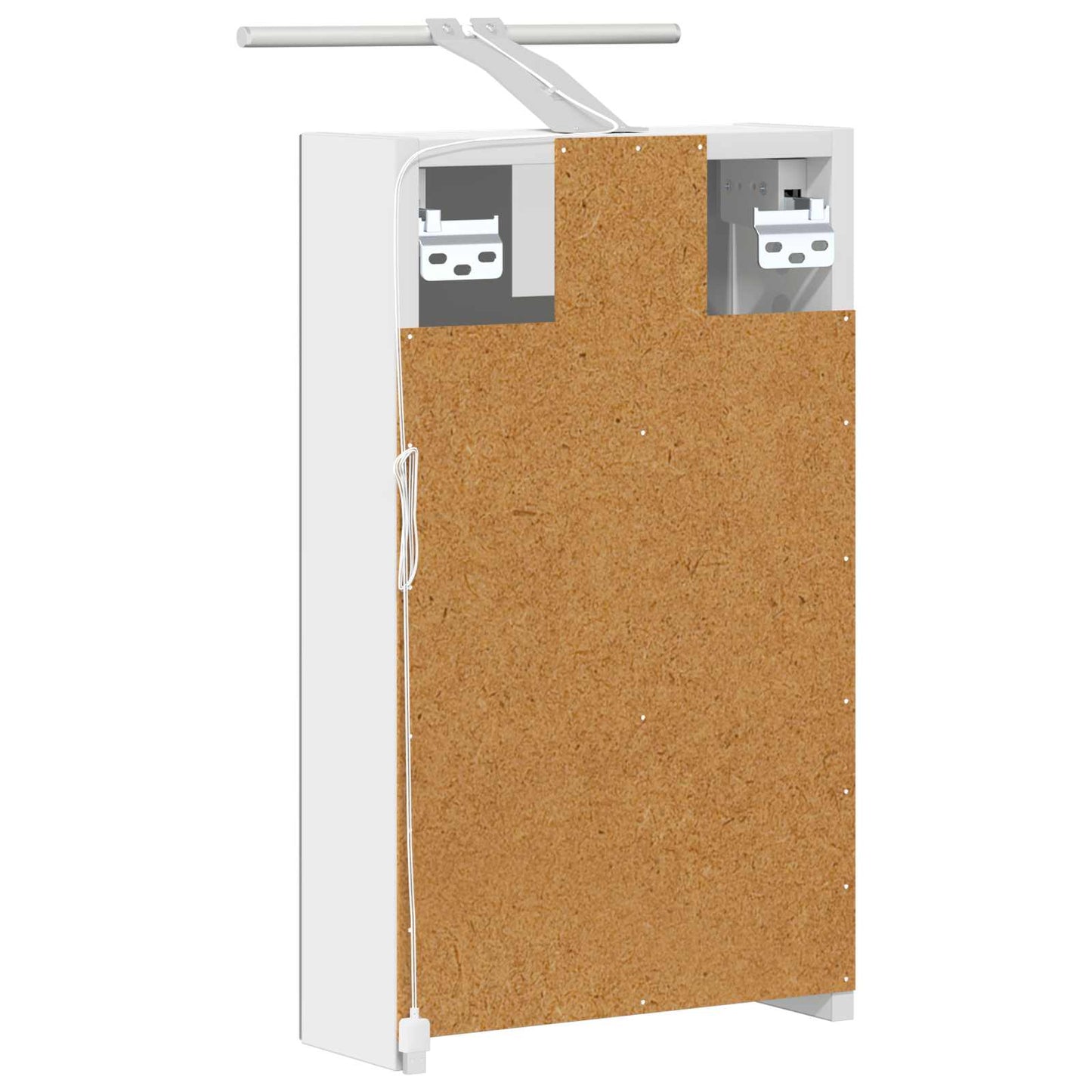 vidaXL Bathroom Mirror Cabinet White 30 x 10.5 x 50 cm Engineered wood
