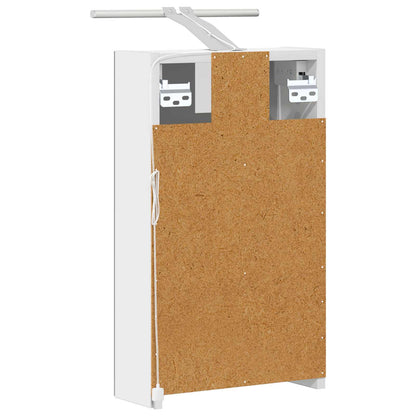 vidaXL Bathroom Mirror Cabinet White 30 x 10.5 x 50 cm Engineered wood