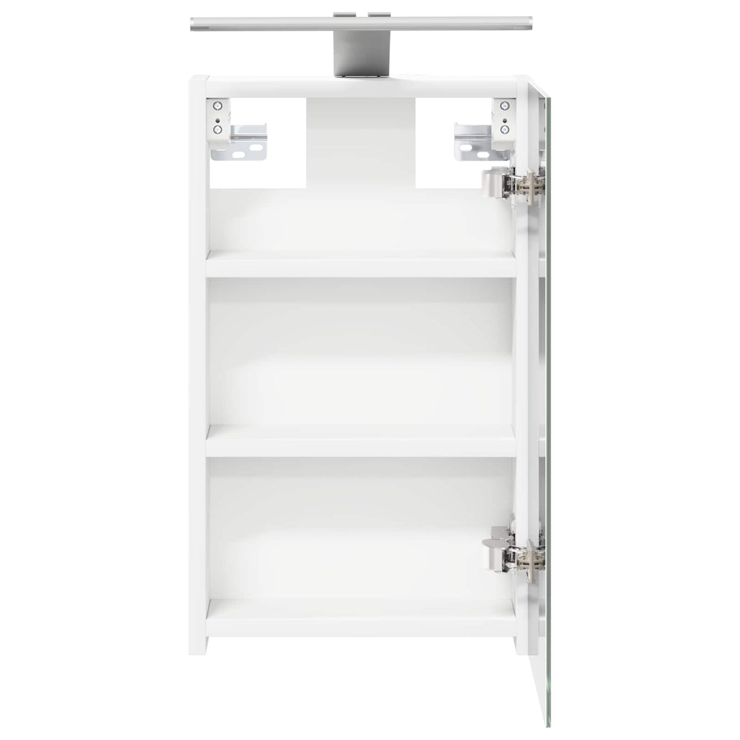 vidaXL Bathroom Mirror Cabinet White 30 x 10.5 x 50 cm Engineered wood