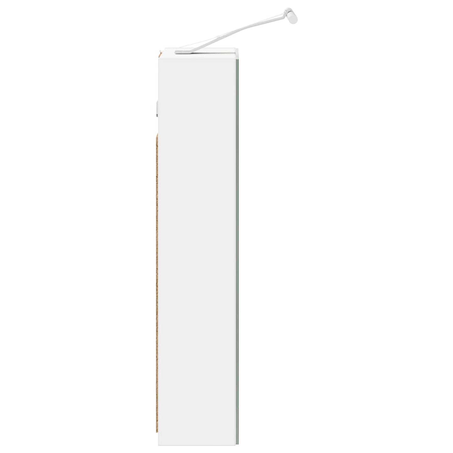 vidaXL Bathroom Mirror Cabinet White 30 x 10.5 x 50 cm Engineered wood