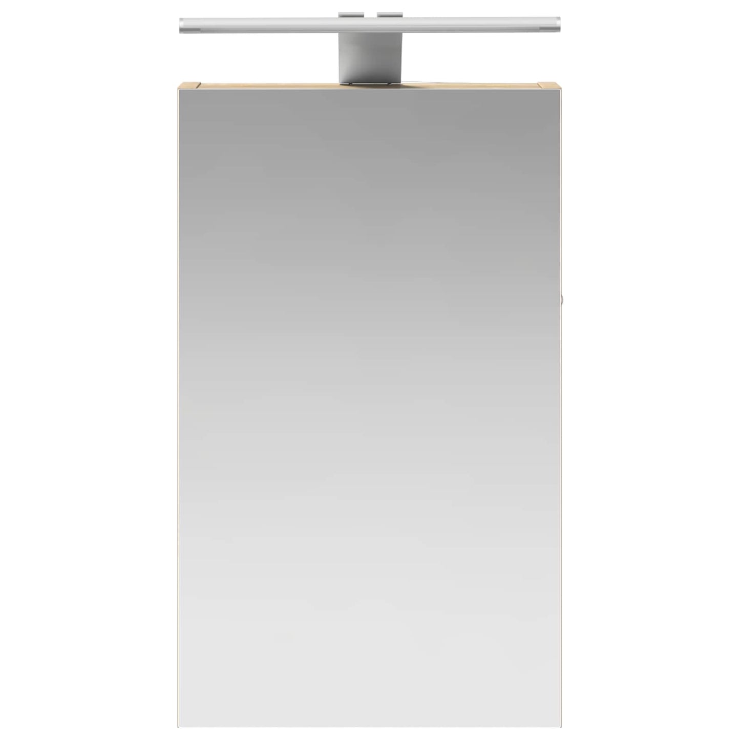 vidaXL Bathroom Mirror Cabinet with Shelf Sonoma Oak 30 x 10.5 x 50 cm