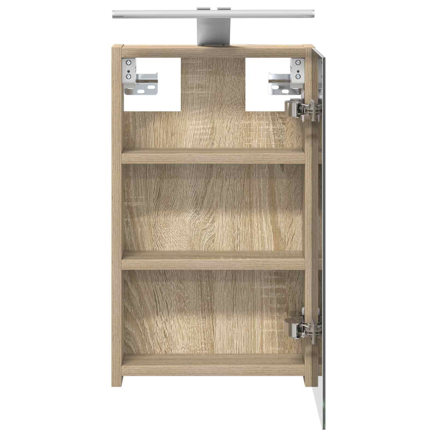 vidaXL Bathroom Mirror Cabinet with Shelf Sonoma Oak 30 x 10.5 x 50 cm