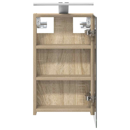 vidaXL Bathroom Mirror Cabinet with Shelf Sonoma Oak 30 x 10.5 x 50 cm