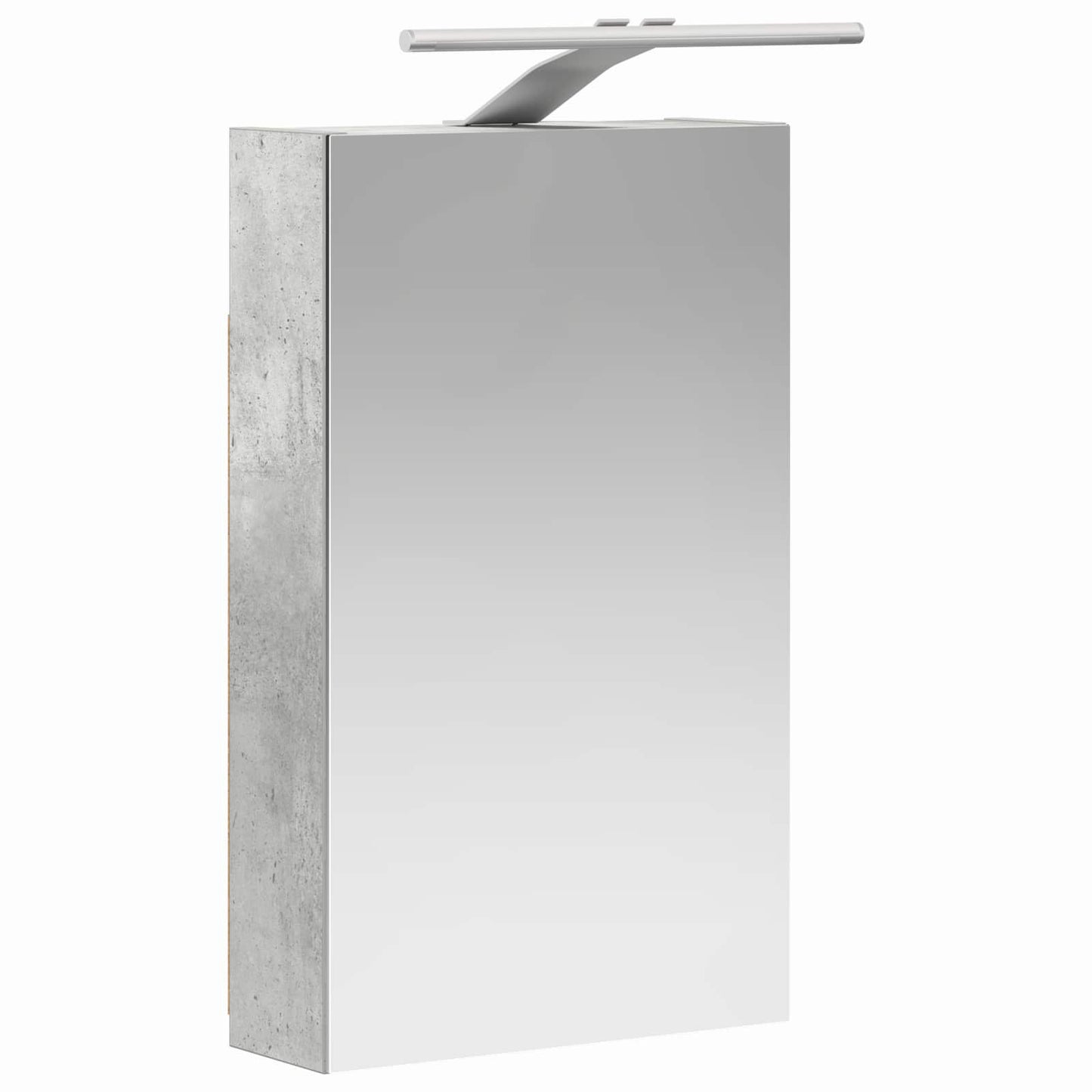 vidaXL Bathroom Mirror Cabinet Concrete Grey 30 x 10.5 x 50 cm