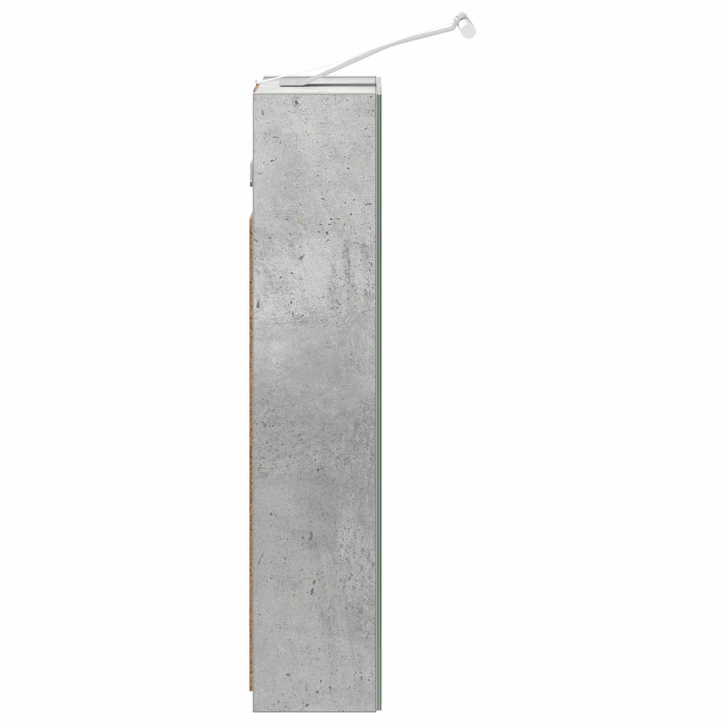 vidaXL Bathroom Mirror Cabinet Concrete Grey 30 x 10.5 x 50 cm