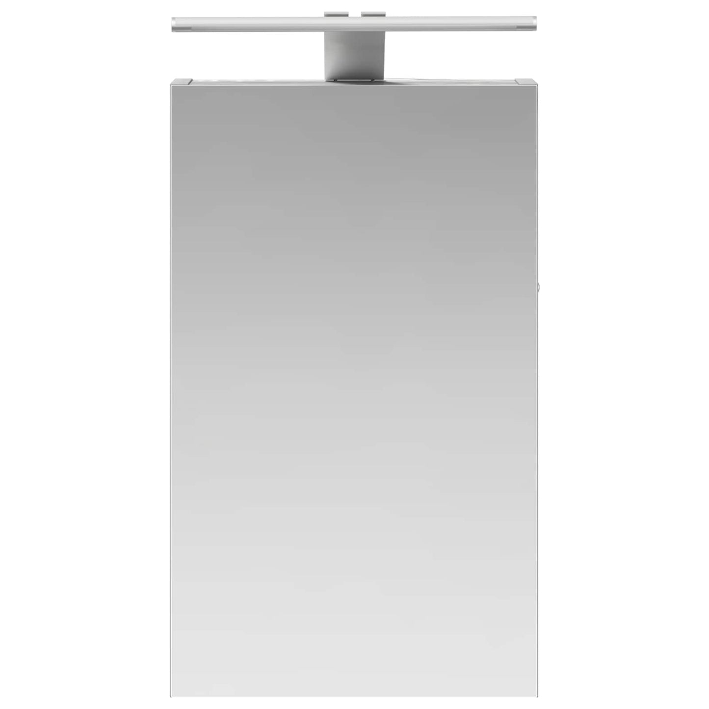 vidaXL Bathroom Mirror Cabinet with Door Grey Sonoma 30 x 10.5 x 50 cm