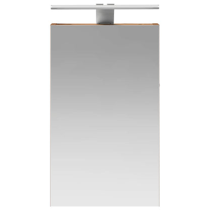 vidaXL Bathroom Mirror Cabinet with Shelf Old Wood 30 x 10.5 x 50 cm