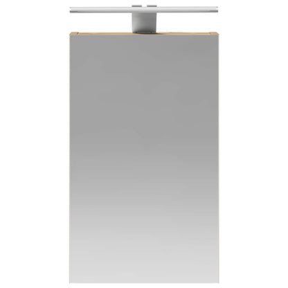 vidaXL Bathroom Mirror Cabinet Artisian Oak 30 x 10.5 x 50 cm