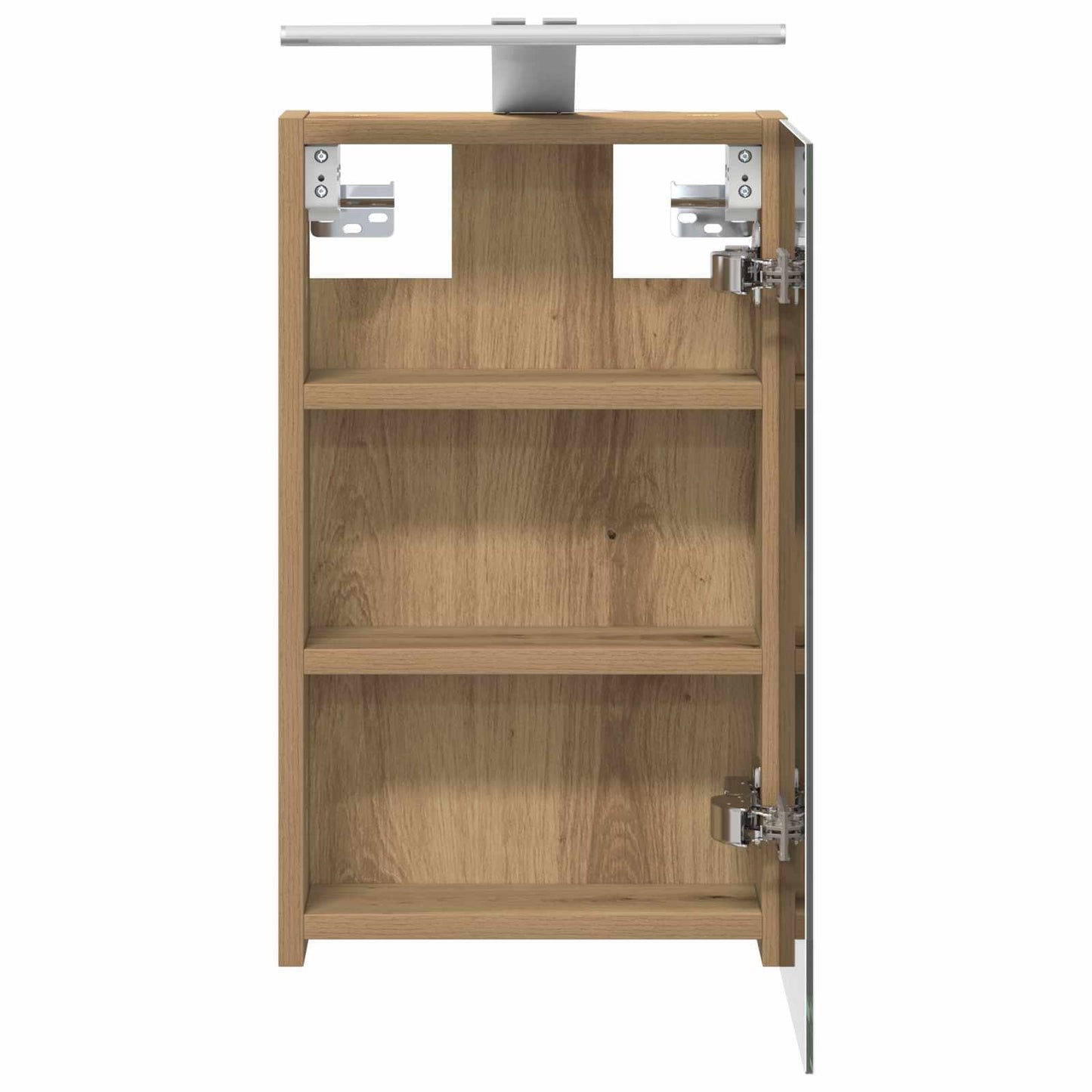 vidaXL Bathroom Mirror Cabinet Artisian Oak 30 x 10.5 x 50 cm