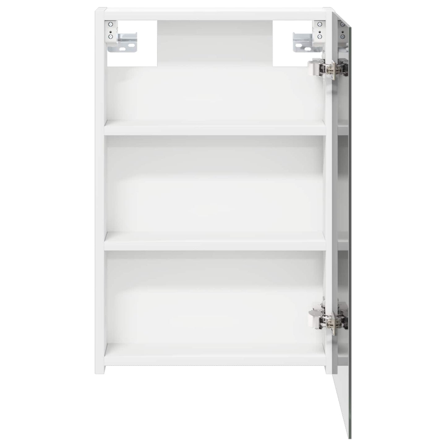 vidaXL Bathroom Mirror Cabinet with Shelf White 40 x 10.5 x 60.5 cm