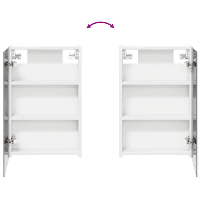 vidaXL Bathroom Mirror Cabinet with Shelf White 40 x 10.5 x 60.5 cm