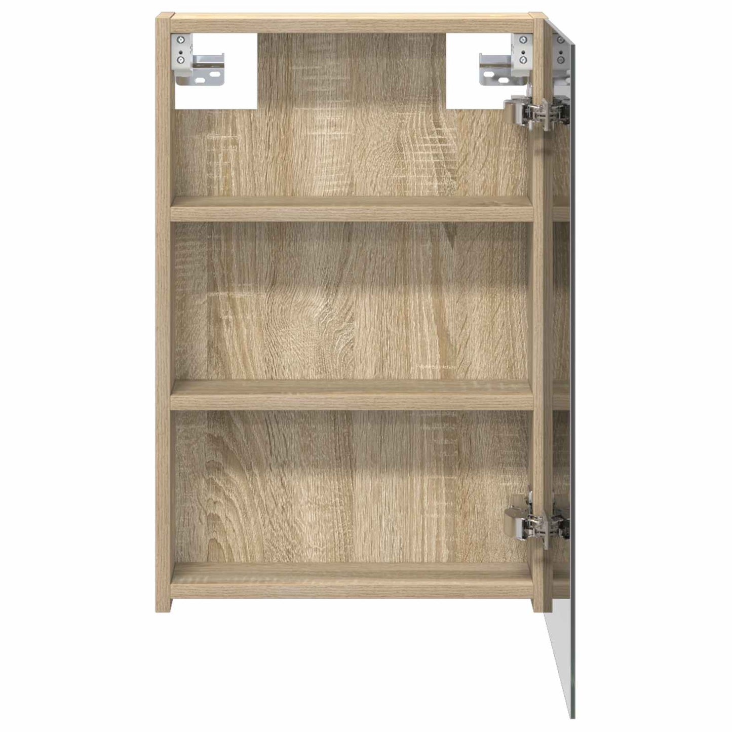vidaXL Bathroom Mirror Cabinet Sonoma Oak 40 x 10.5 x 60.5 cm