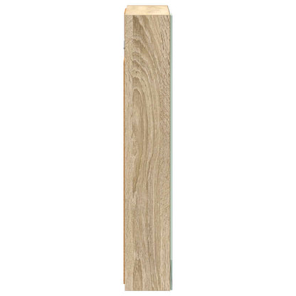 vidaXL Bathroom Mirror Cabinet Sonoma Oak 40 x 10.5 x 60.5 cm