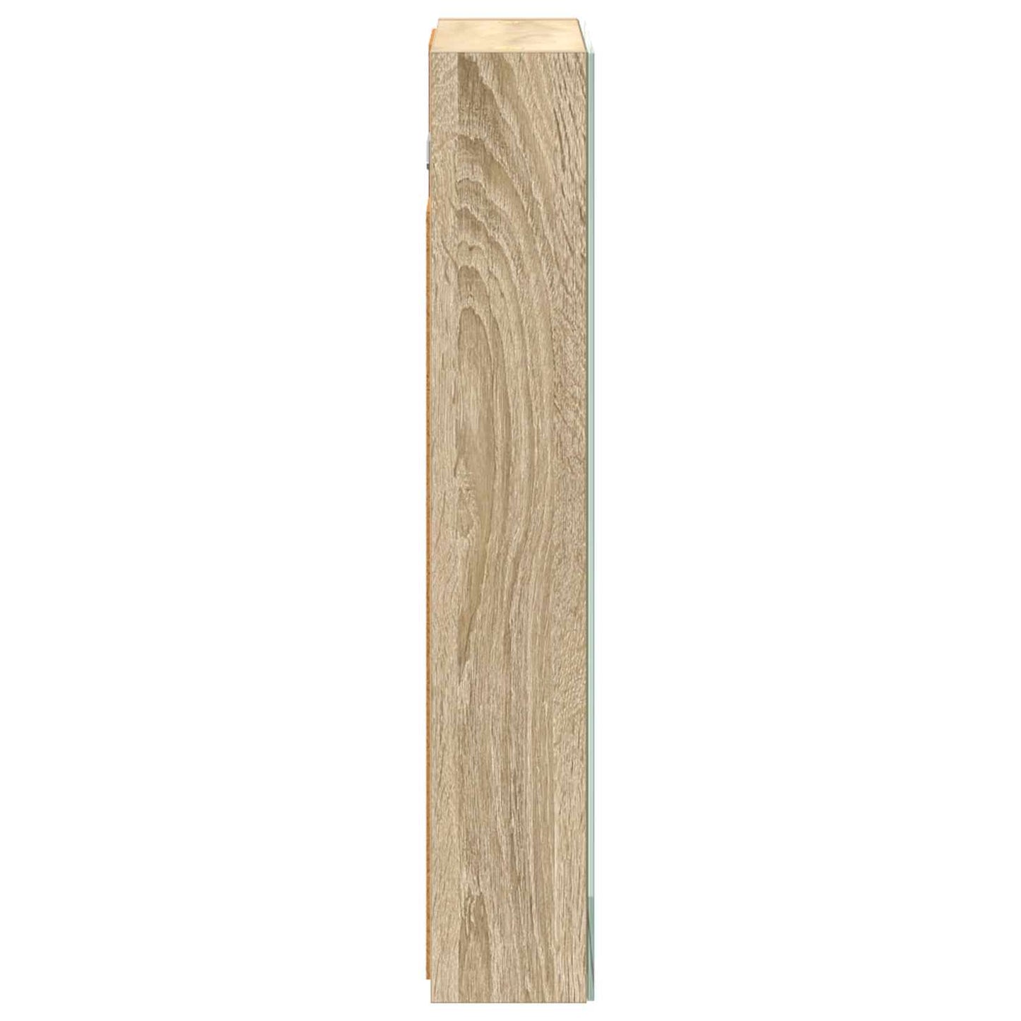 vidaXL Bathroom Mirror Cabinet Sonoma Oak 40 x 10.5 x 60.5 cm