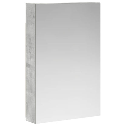 vidaXL Bathroom Mirror Cabinet Concrete Grey 40 x 10.5 x 60.5 cm