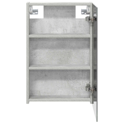 vidaXL Bathroom Mirror Cabinet Concrete Grey 40 x 10.5 x 60.5 cm