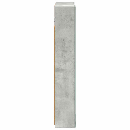 vidaXL Bathroom Mirror Cabinet Concrete Grey 40 x 10.5 x 60.5 cm