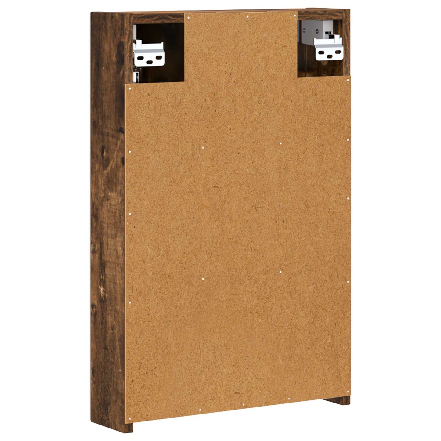 vidaXL Bathroom Mirror Cabinet Smoked Oak 40 x 10.5 x 60.5 cm