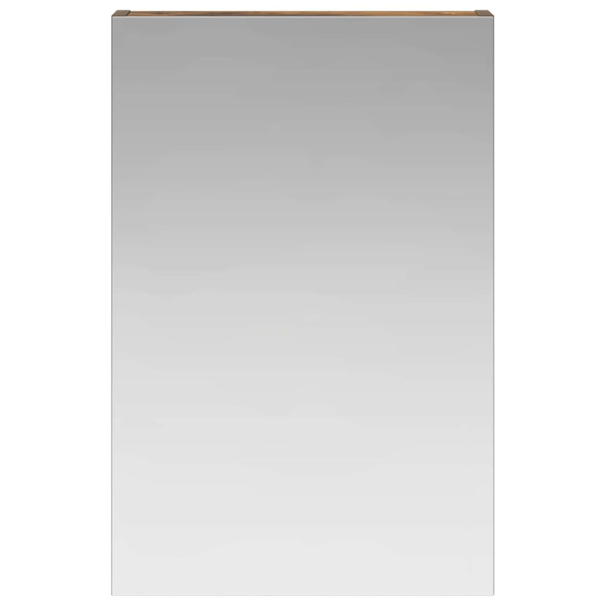 vidaXL Bathroom Mirror Cabinet Smoked Oak 40 x 10.5 x 60.5 cm