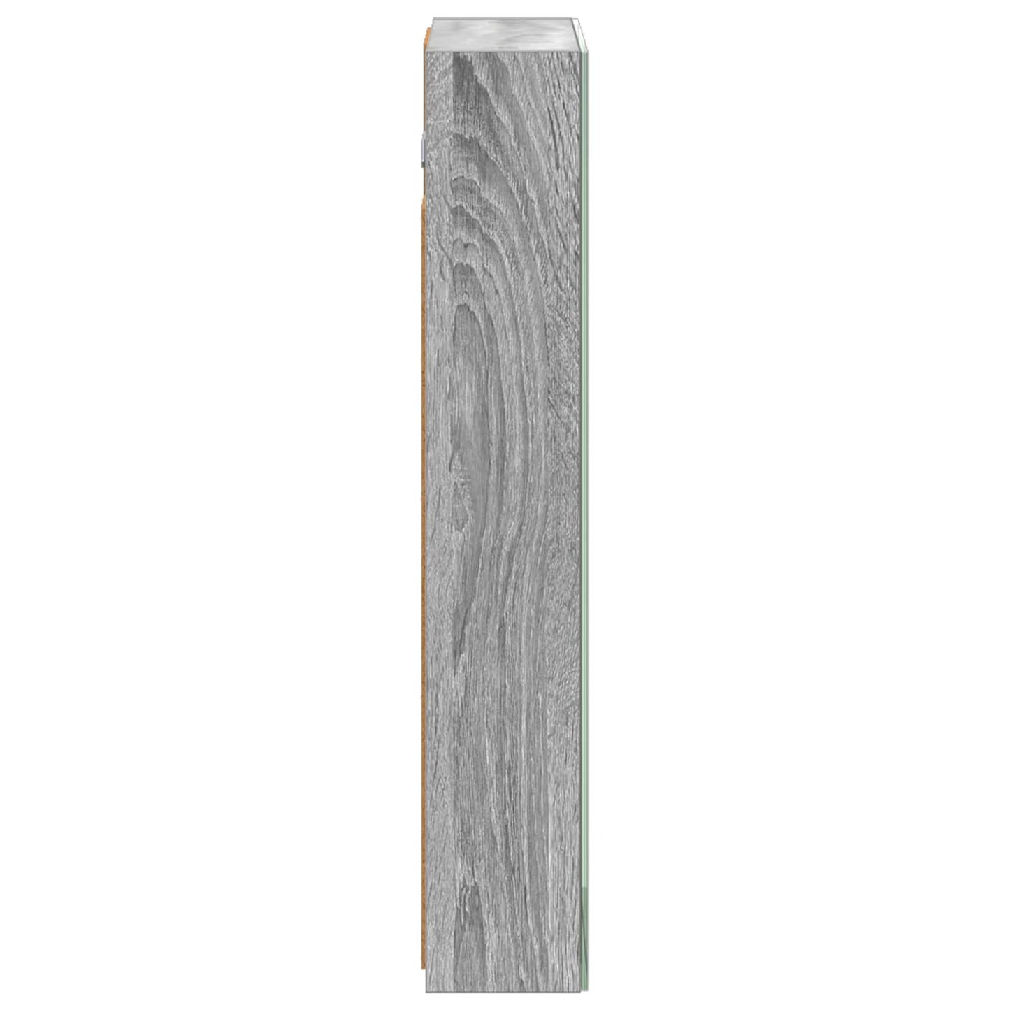 vidaXL Bathroom Mirror Cabinet Grey Sonoma 40 x 10.5 x 60.5 cm