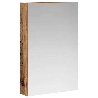 vidaXL Bathroom Mirror Cabinet with Shelf Old Wood 40 x 10.5 x 60.5 cm