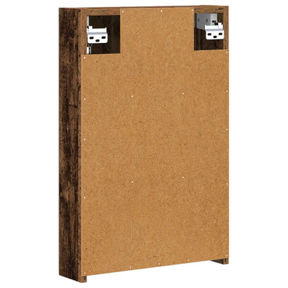 vidaXL Bathroom Mirror Cabinet with Shelf Old Wood 40 x 10.5 x 60.5 cm