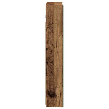 vidaXL Bathroom Mirror Cabinet with Shelf Old Wood 40 x 10.5 x 60.5 cm