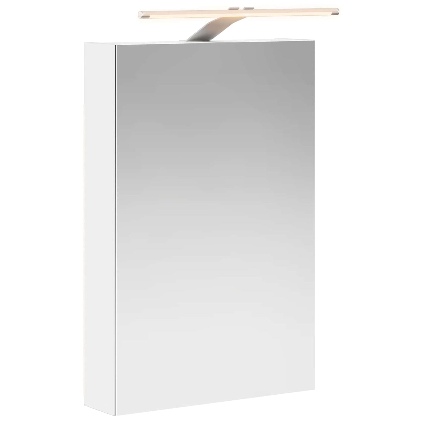 vidaXL Bathroom Mirror Cabinet with Shelf White 40 x 10.5 x 60.5 cm