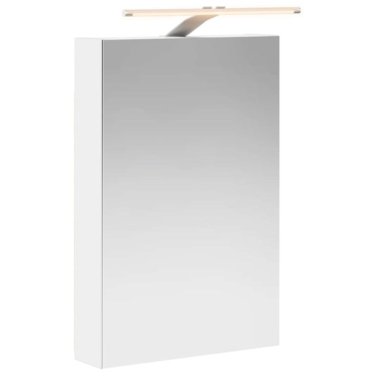 vidaXL Bathroom Mirror Cabinet with Shelf White 40 x 10.5 x 60.5 cm