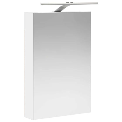 vidaXL Bathroom Mirror Cabinet with Shelf White 40 x 10.5 x 60.5 cm