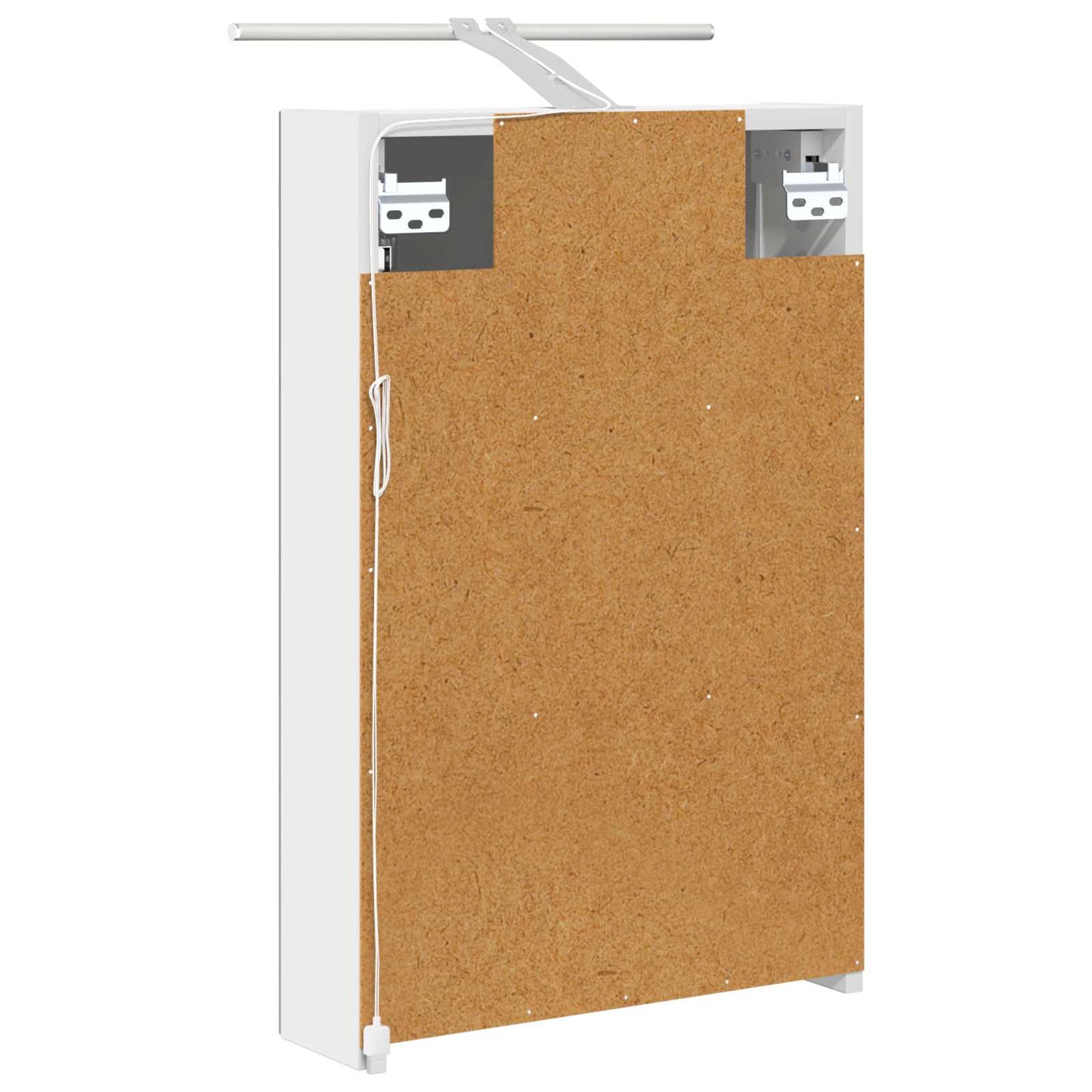 vidaXL Bathroom Mirror Cabinet with Shelf White 40 x 10.5 x 60.5 cm
