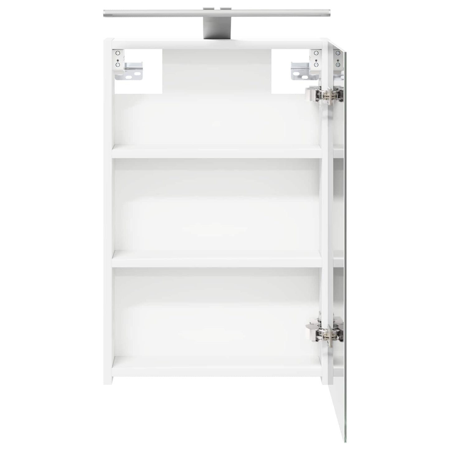 vidaXL Bathroom Mirror Cabinet with Shelf White 40 x 10.5 x 60.5 cm