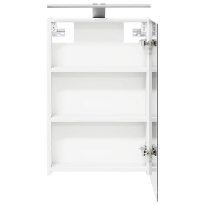 vidaXL Bathroom Mirror Cabinet with Shelf White 40 x 10.5 x 60.5 cm
