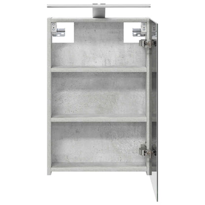 vidaXL Bathroom Mirror Cabinet Concrete Grey 40 x 10.5 x 60.5 cm