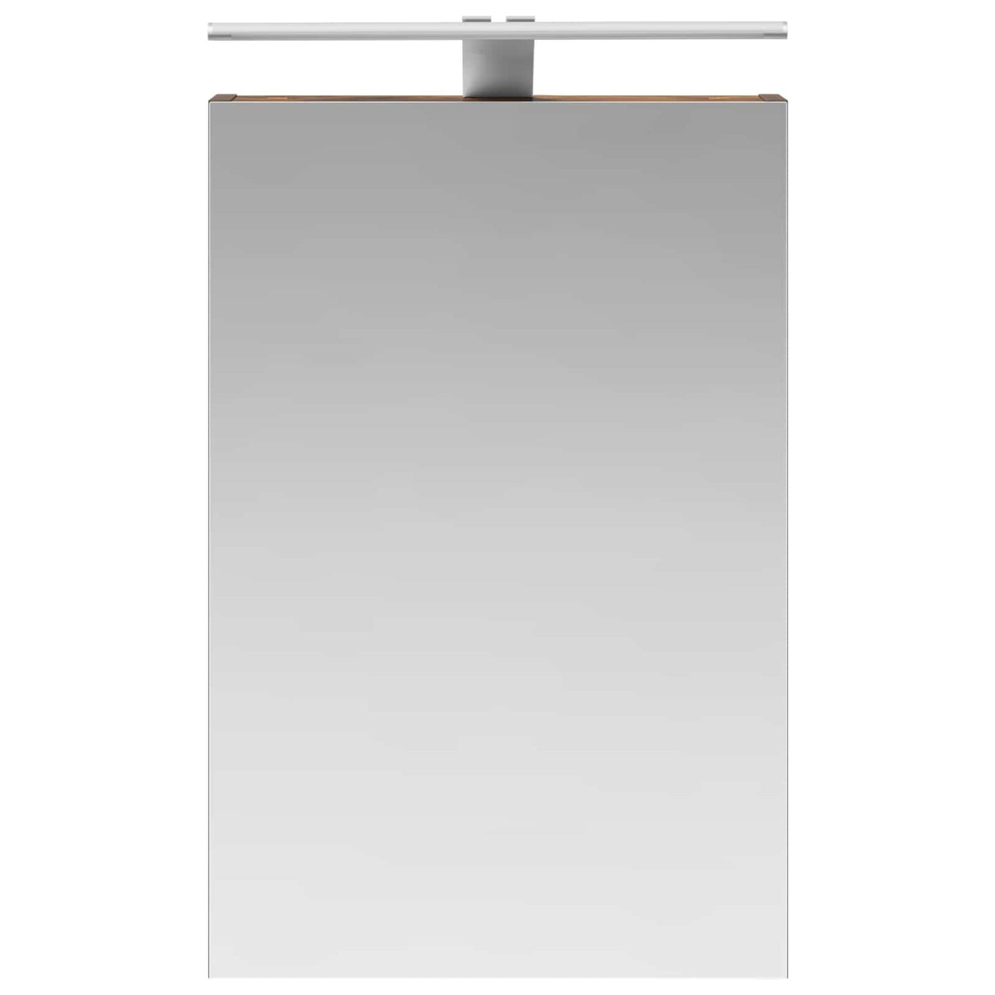 vidaXL Bathroom Mirror Cabinet Smoked Oak 40 x 10.5 x 60.5 cm