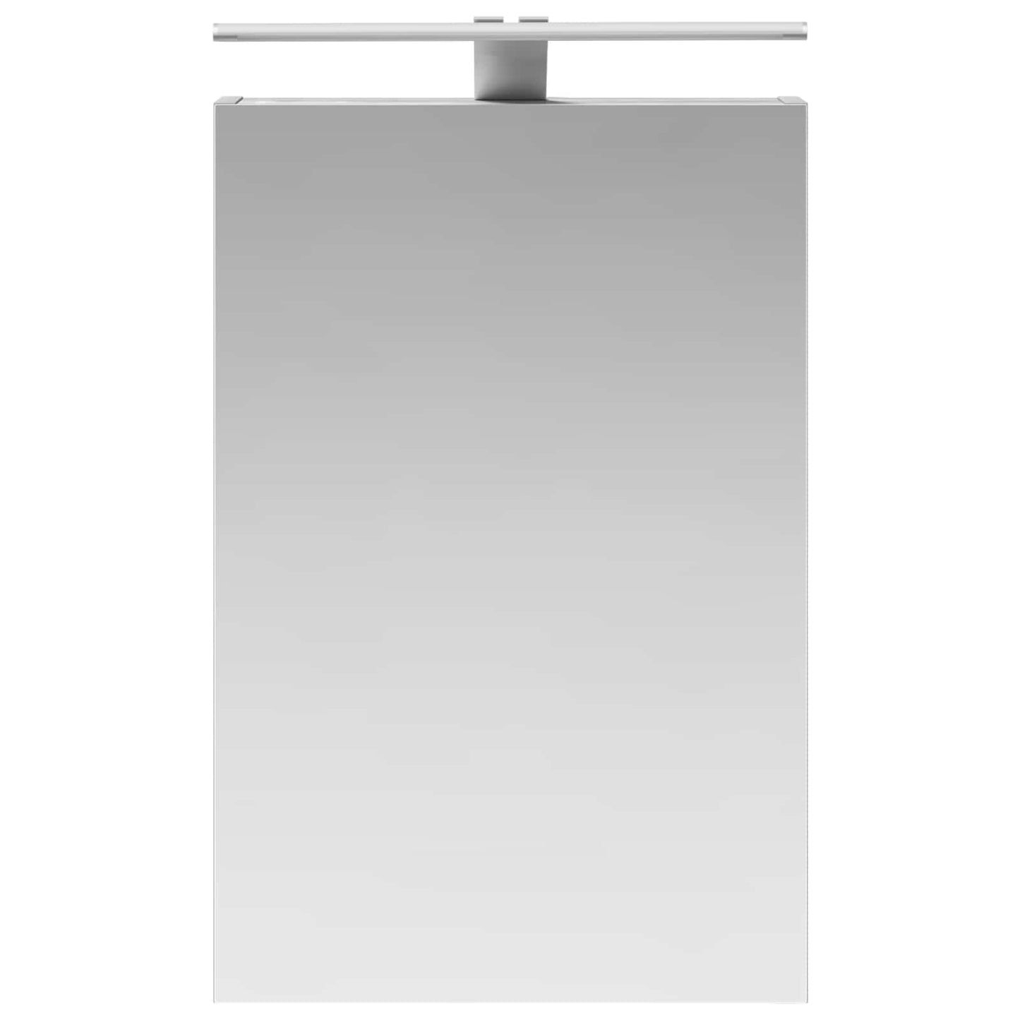 vidaXL Bathroom Mirror Cabinet Grey Sonoma 40 x 10.5 x 60.5 cm