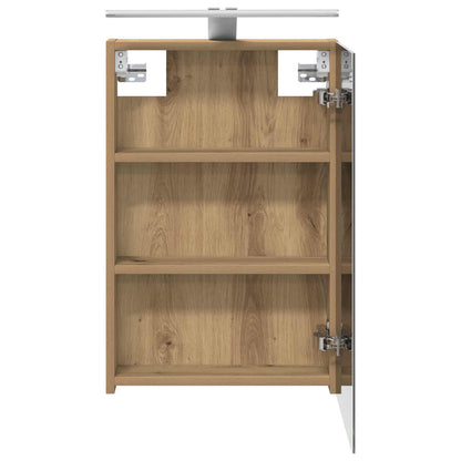 vidaXL Bathroom Mirror Cabinet Artisian Oak 40 x 10.5 x 60.5 cm