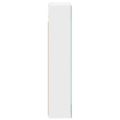 vidaXL Bathroom Mirror Cabinet White 50 x 14.5 x 70 cm Engineered wood