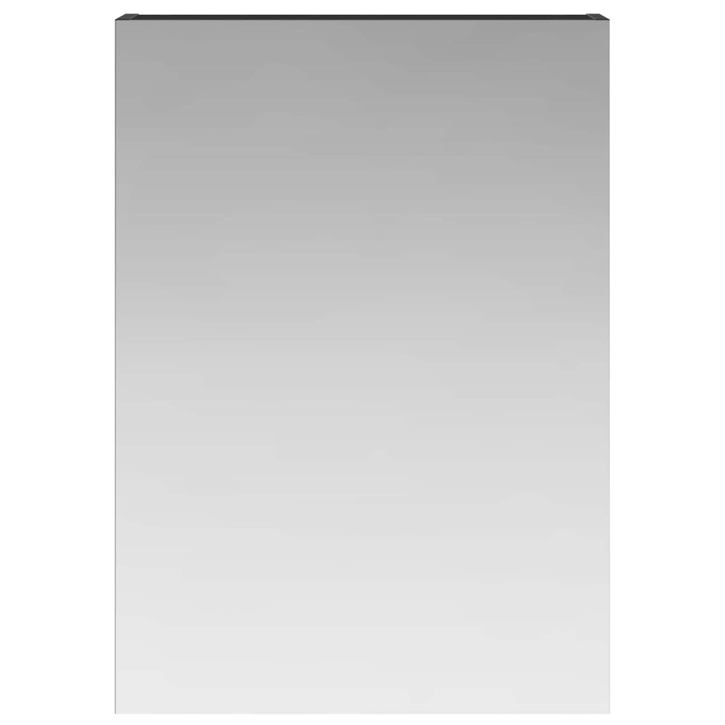 vidaXL Bathroom Mirror Cabinet with Shelf Black Oak 50 x 14.5 x 70 cm