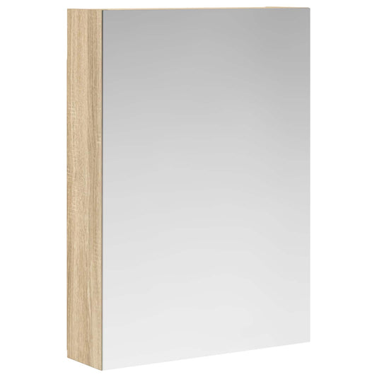 vidaXL Bathroom Mirror Cabinet with Shelf Sonoma Oak 50 x 14.5 x 70 cm