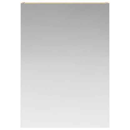 vidaXL Bathroom Mirror Cabinet with Shelf Sonoma Oak 50 x 14.5 x 70 cm