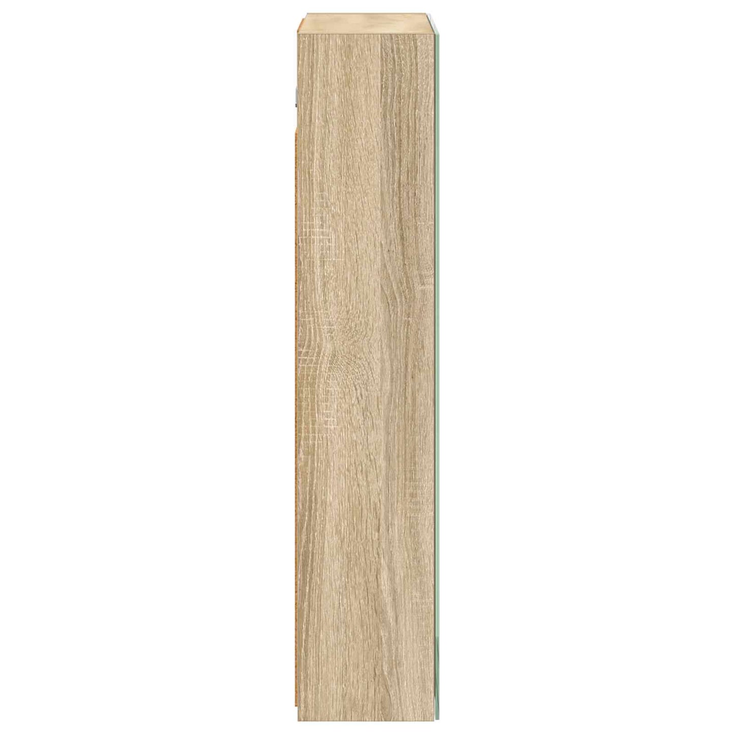 vidaXL Bathroom Mirror Cabinet with Shelf Sonoma Oak 50 x 14.5 x 70 cm