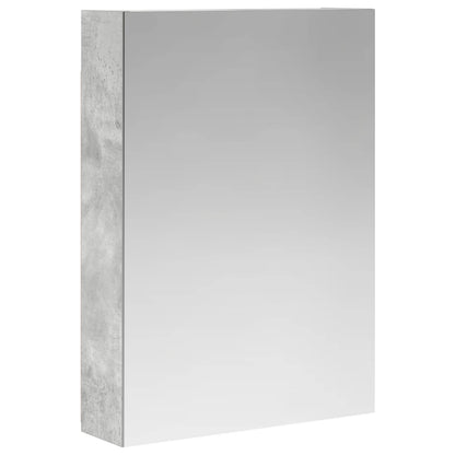 vidaXL Bathroom Mirror Cabinet Concrete Grey 50 x 14.5 x 70 cm