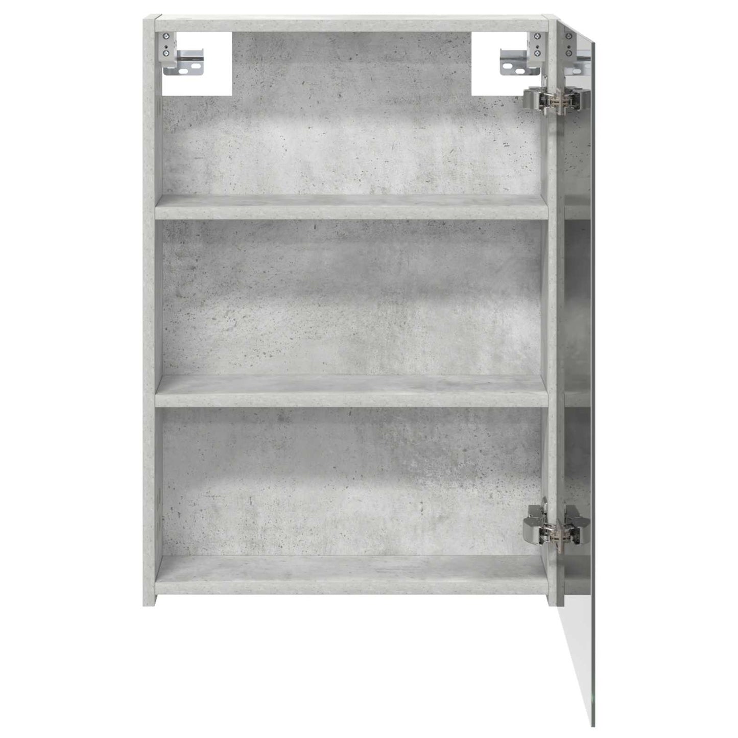 vidaXL Bathroom Mirror Cabinet Concrete Grey 50 x 14.5 x 70 cm