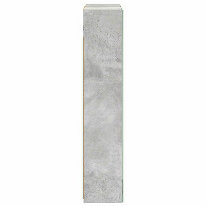 vidaXL Bathroom Mirror Cabinet Concrete Grey 50 x 14.5 x 70 cm