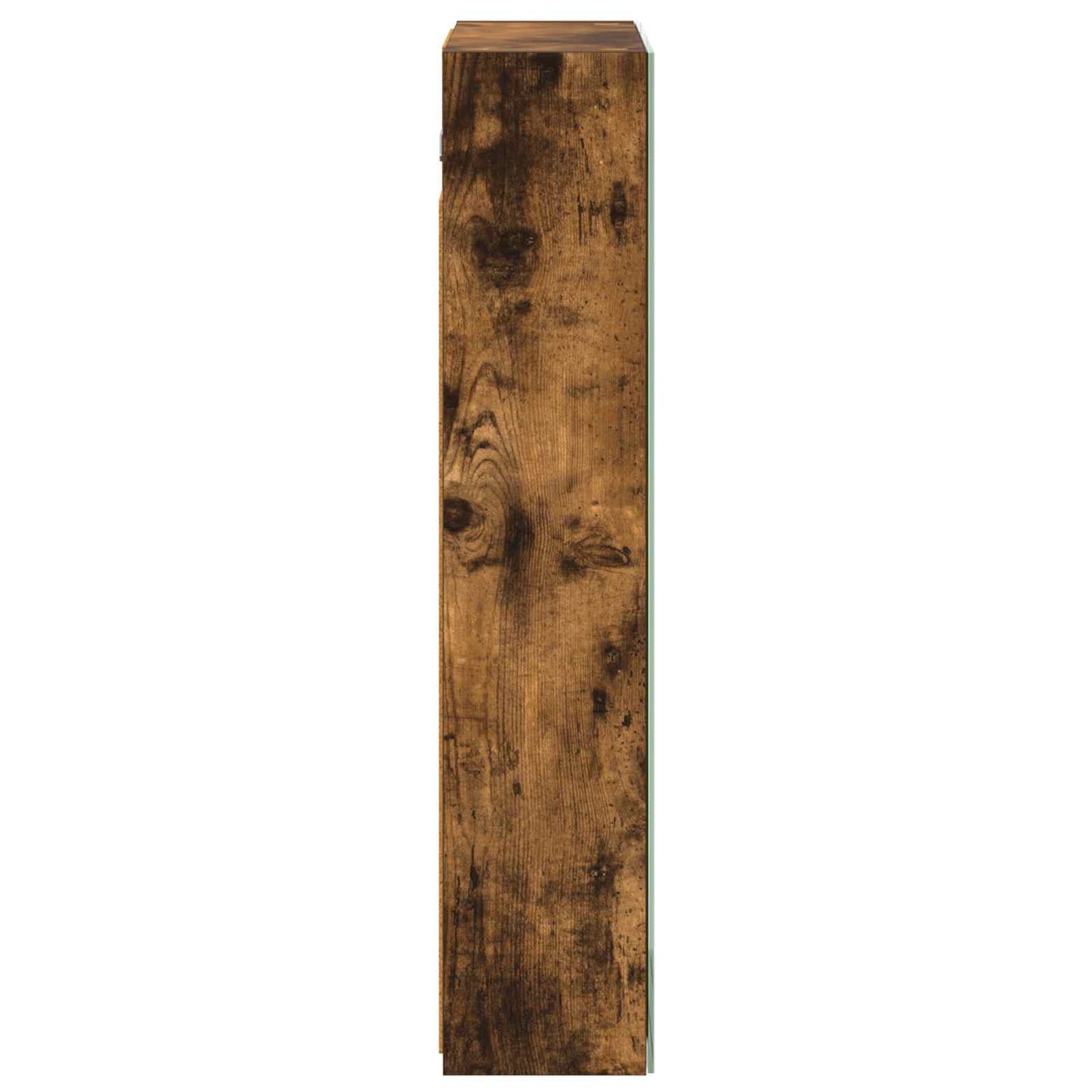 vidaXL Bathroom Mirror Cabinet Smoked Oak 50 x 14.5 x 70 cm