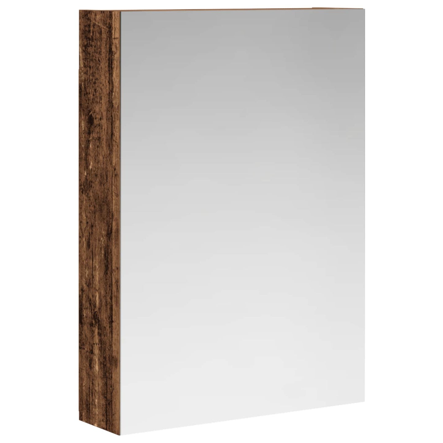 vidaXL Bathroom Mirror Cabinet with Shelf Old Wood 50 x 14.5 x 70 cm