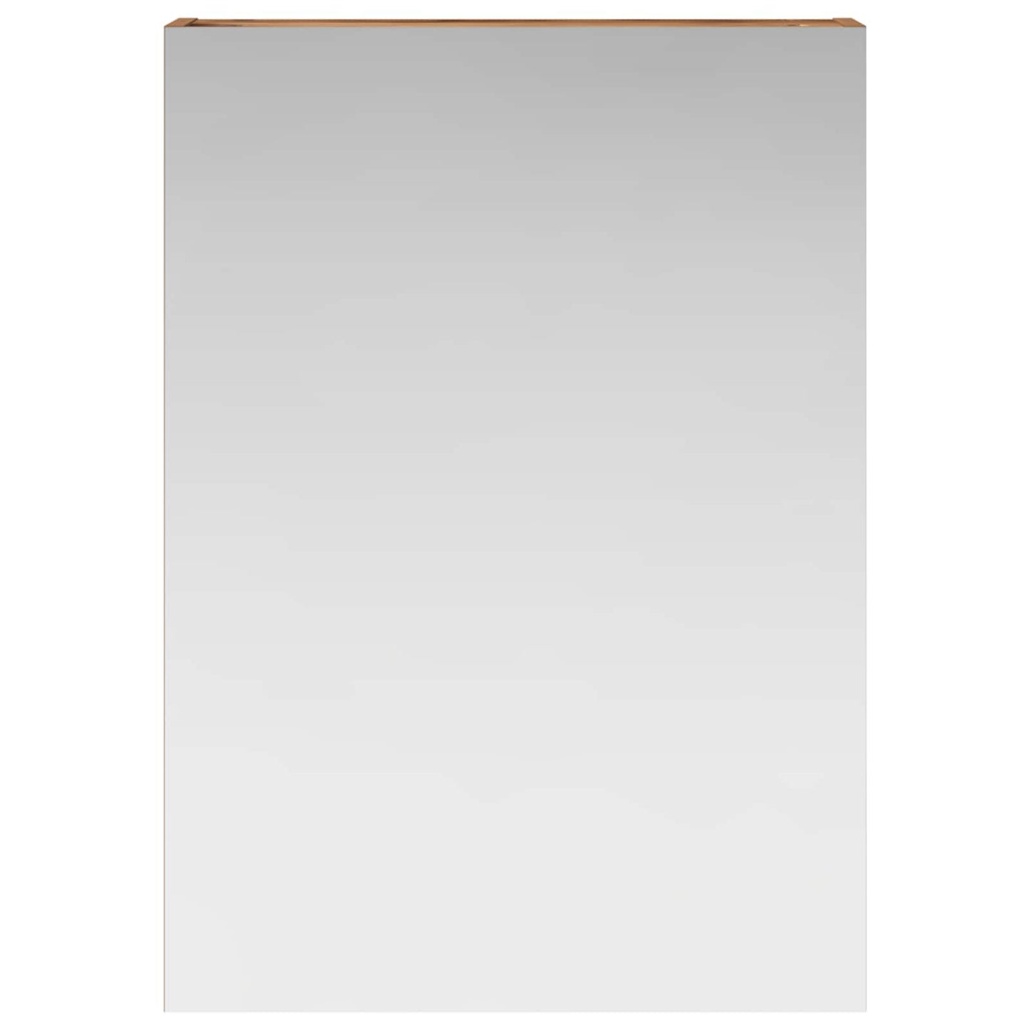 vidaXL Bathroom Mirror Cabinet with Shelf Old Wood 50 x 14.5 x 70 cm